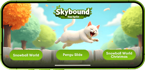 Skybound Time Sprint Game Screenshot